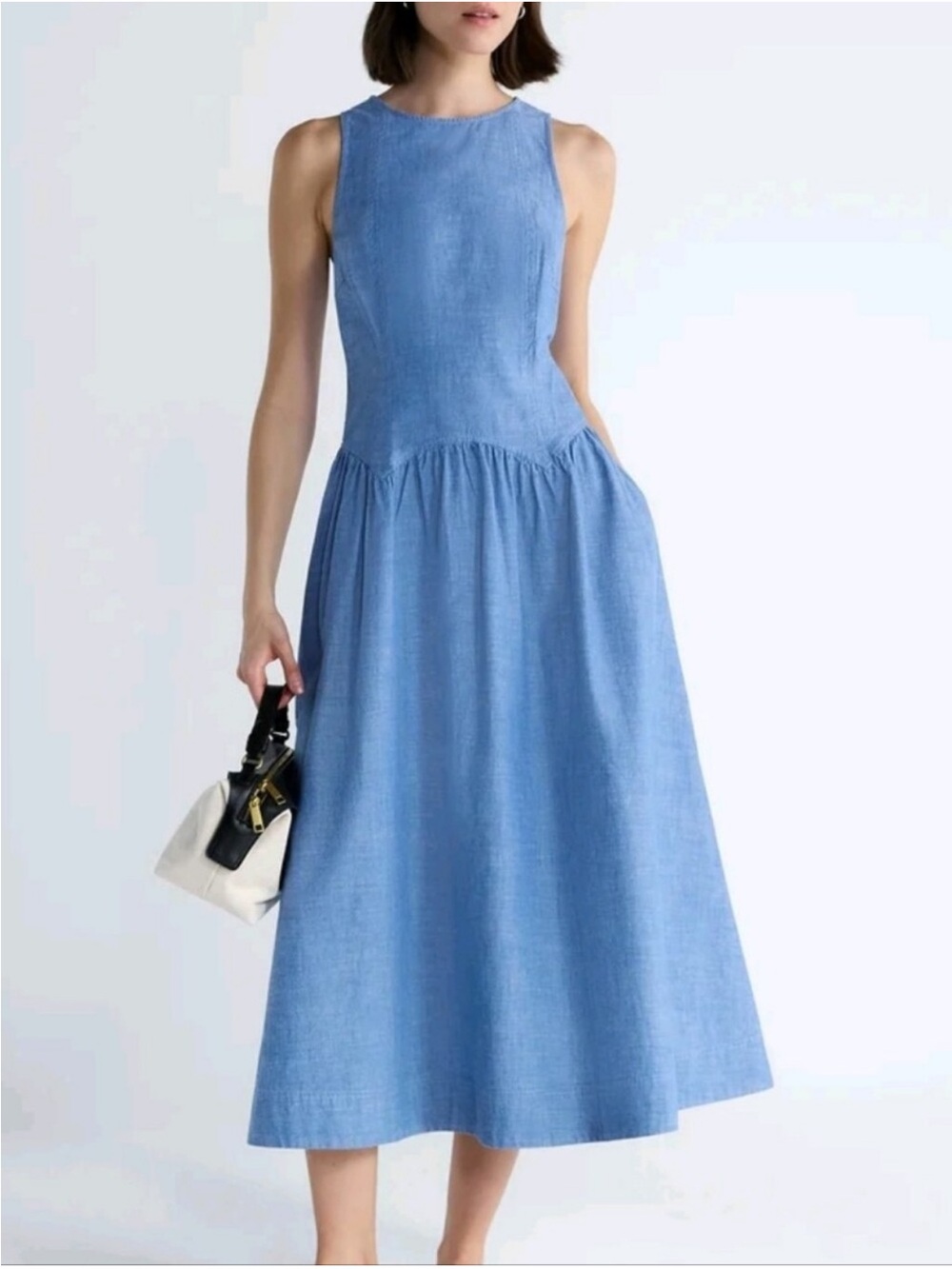 NWT Free Assembly Sleeveless Cotton Maxi Dress